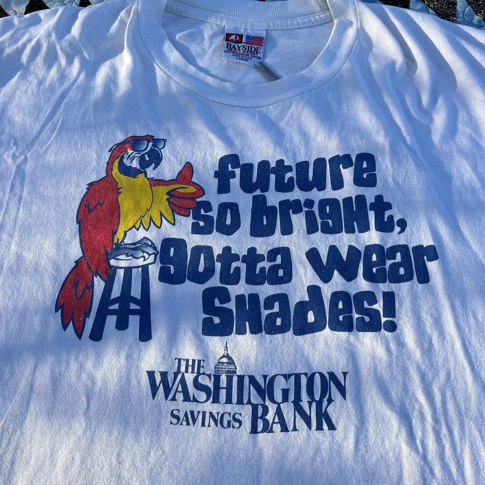 Vintage Washington bank longsleeve tshirt